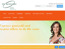 Tablet Screenshot of nlp-groningen.com